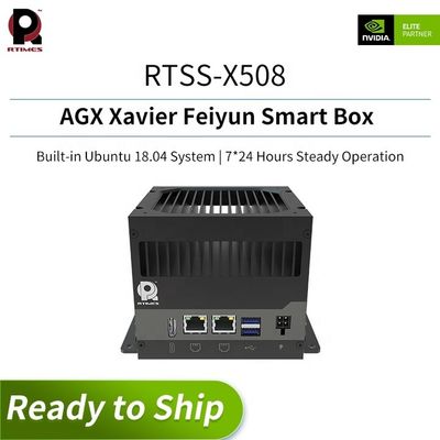 ジェットソン AGX Xavier 開発キットとフェイユン スマートボックス RTSS-X508 電源入力 9V 20V DC